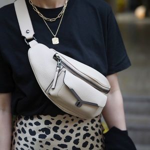 Botkier Valentina Belt Bag Silver/Grey